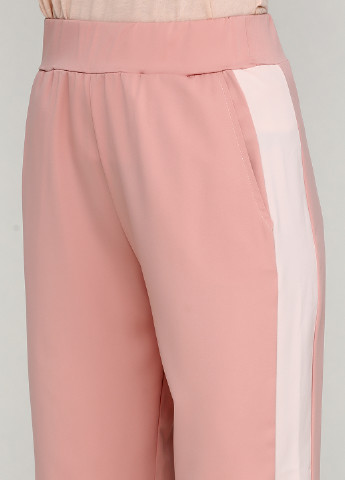 Розовые кэжуал демисезонные зауженные брюки LARIC
