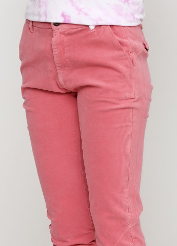 Розовые кэжуал демисезонные зауженные брюки IVY