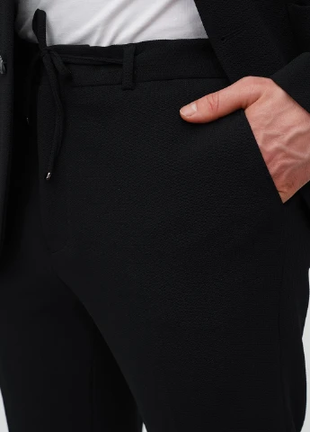 Черный демисезонный костюм (пиджак, брюки) брючный Trend Collection