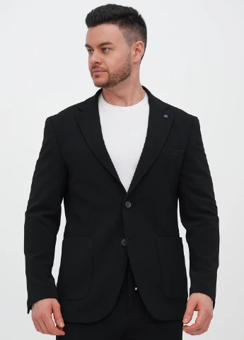 Черный демисезонный костюм (пиджак, брюки) брючный Trend Collection