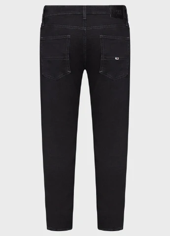Черные демисезонные прямые джинсы Tommy Jeans