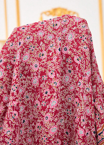 Разноцветная кэжуал "турецкие огурцы" юбка для беременных SHEIN а-силуэта (трапеция)