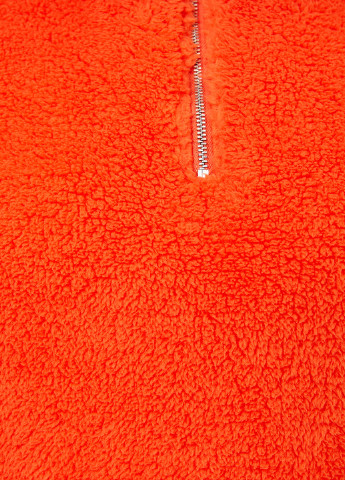 Світшоти KOTON - Прямий крій однотонний помаранчевий кежуал фліс, трикотаж, поліестер - (209348271)