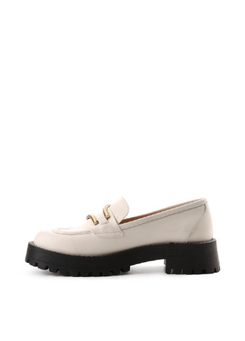 Le'BERDES Туфлі лофери молочний з натуральна шкіра, україна — демісезон (248039968)