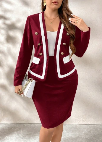 Костюм (жакет, юбка) SHEIN (332709482)