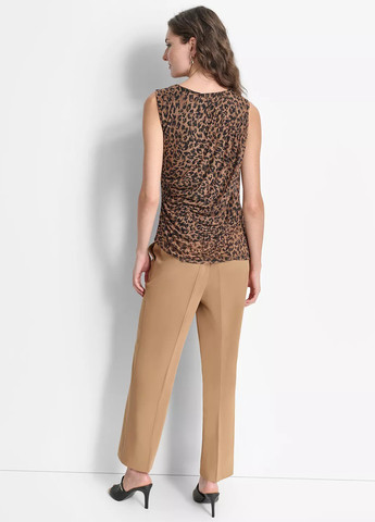 Коричнева блуза DKNY