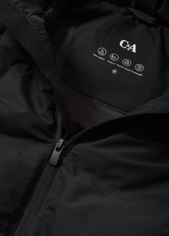 Чорна демісезонна куртка C&A