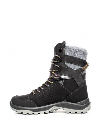 Коричневые зимние ботинки берцы Manul