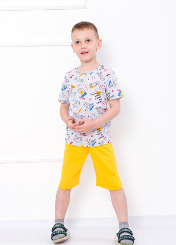 Комбінований літній комплект для хлопчика (футболка+шорти) Носи своє 6102
