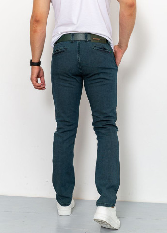 Темно-зеленые демисезонные прямые джинсы RELUCKY