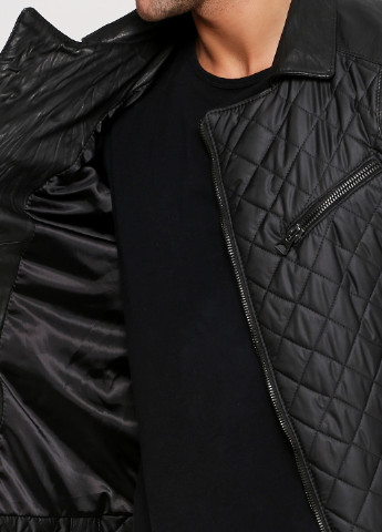 Черная демисезонная куртка Piero Gabrielli