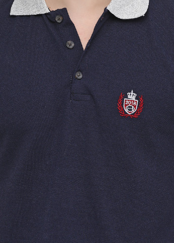 Темно-синяя футболка-поло для мужчин Chiarotex с логотипом