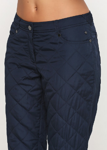 Темно-синие кэжуал зимние прямые брюки Finn Flare