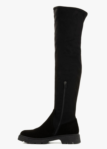 Черные осенние ботфорты Le'BERDES