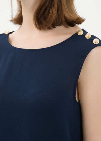 Темно-синяя летняя блуза KOTON