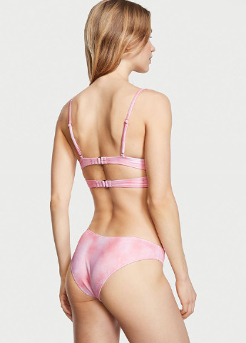 Розовый летний купальник (топ, трусики) бикини Victoria's Secret