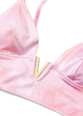 Рожевий літній купальник (топ, трусики) бікіні Victoria's Secret