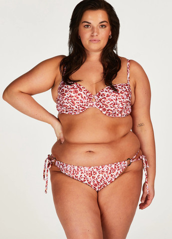 Цветные купальные трусики-плавки с абстрактным узором Hunkemoller