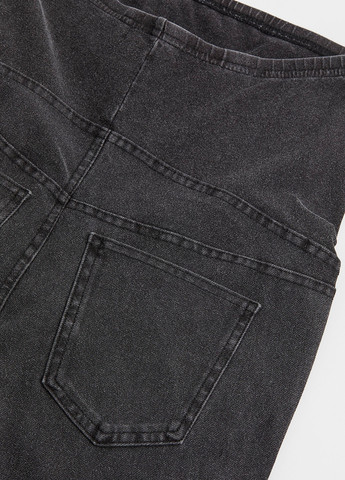 Темно-серые демисезонные джеггинсы для беременных H&M