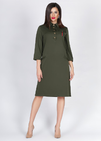 Зелена кежуал сукня Charm Collection однотонна