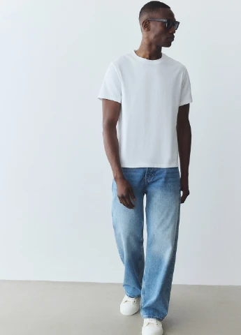 Белая футболка H&M