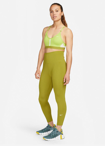 Оливковые демисезонные леггинсы dm7276-390 Nike