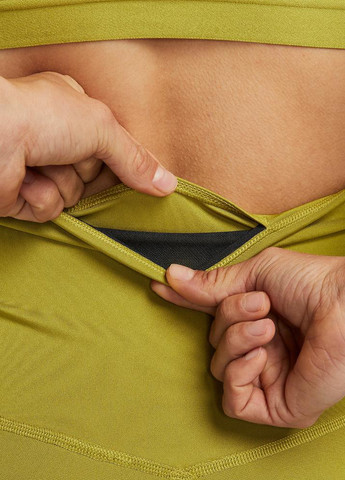 Оливковые демисезонные леггинсы dm7276-390 Nike