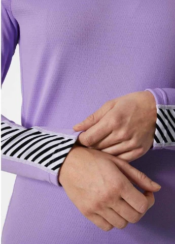 Термолонгслив 49413-699 Helly Hansen Lifa Active Stripe Crew Violet (367205659)
