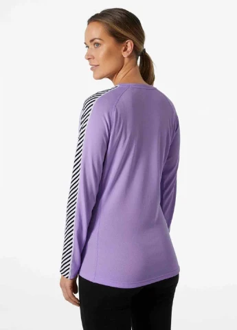Термолонгслив 49413-699 Helly Hansen Lifa Active Stripe Crew Violet (367205659)