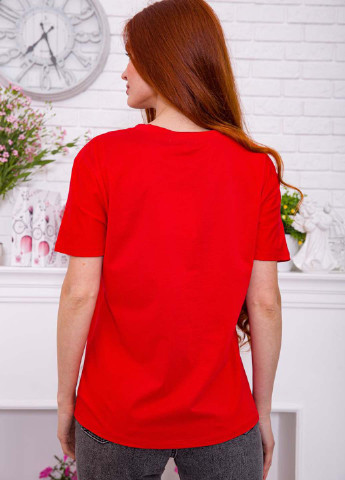 Красная летняя футболка Ager
