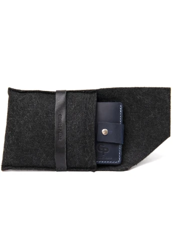 Чоловіче шкіряне портмоне 11,5х9х1 см Grande Pelle (252127852)