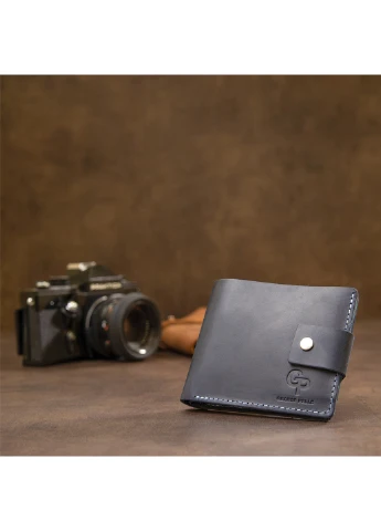 Чоловіче шкіряне портмоне 11,5х9х1 см Grande Pelle (252127852)