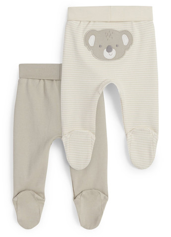 C&A повзунки (2 шт.) смужка комбінований повсякденний бавовна виробництво - Німеччина