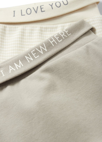 C&A повзунки (2 шт.) смужка комбінований повсякденний бавовна виробництво - Німеччина