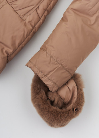 Бежевая зимняя куртка Ohccmith