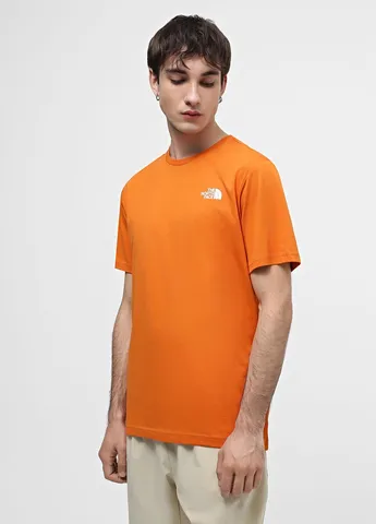 Помаранчева футболка The North Face