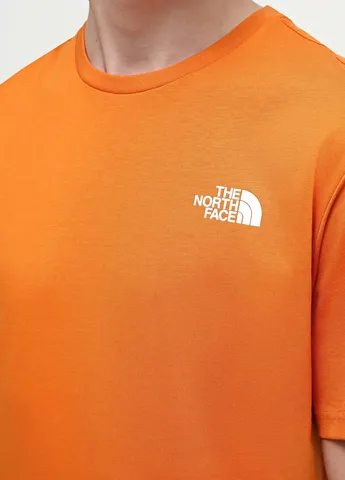 Помаранчева футболка The North Face