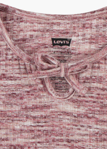 Розовый демисезонный костюм (лонгслив, брюки) брючный Levi's