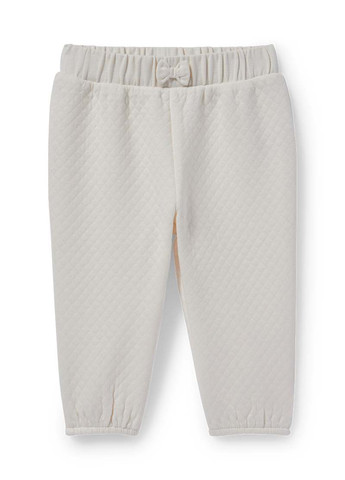 Кремовый демисезонный костюм (свитшот, брюки) брючный C&A