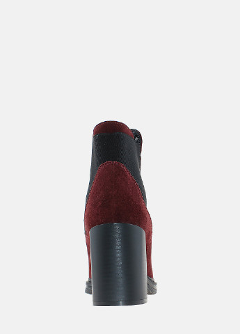 Осенние ботинки l.carvari rcmf1976-11 бордовый L`CARVARI из натуральной замши