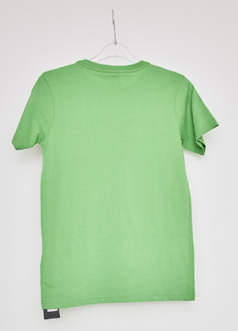 Светло-зеленая летняя футболка с коротким рукавом Quiksilver