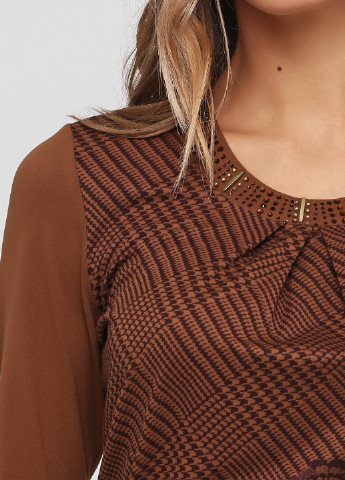 Светло-коричневая демисезонная блуза IVRIZ