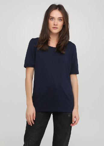 Темно-синяя летняя футболка Gina Benotti
