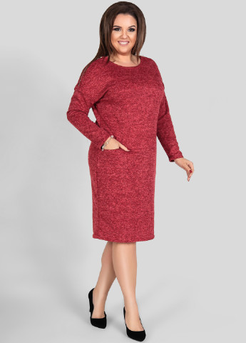 Красное кэжуал платье Charm Collection меланжевое