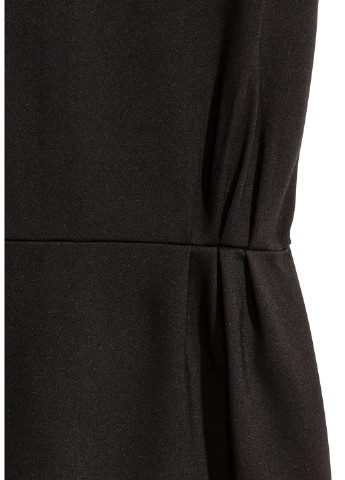 Черное деловое платье футляр H&M однотонное
