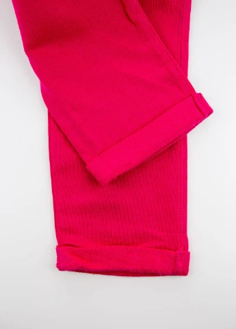Малиновые кэжуал демисезонные брюки United Colors of Benetton