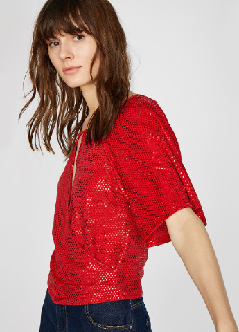 Красная летняя блуза KOTON