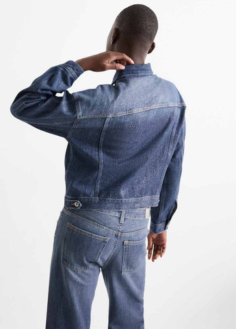 Сіро-синя демісезонна куртка C&A