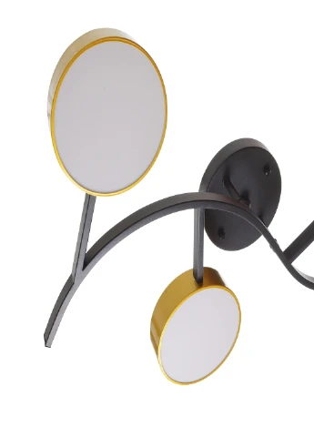 Світлодіодна люстра BR-01 642C/5 LED 75W BK/G Brille (251891811)