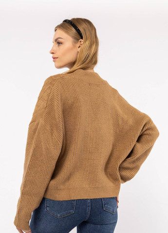 Бежевый демисезонный пуловер one size Yuki